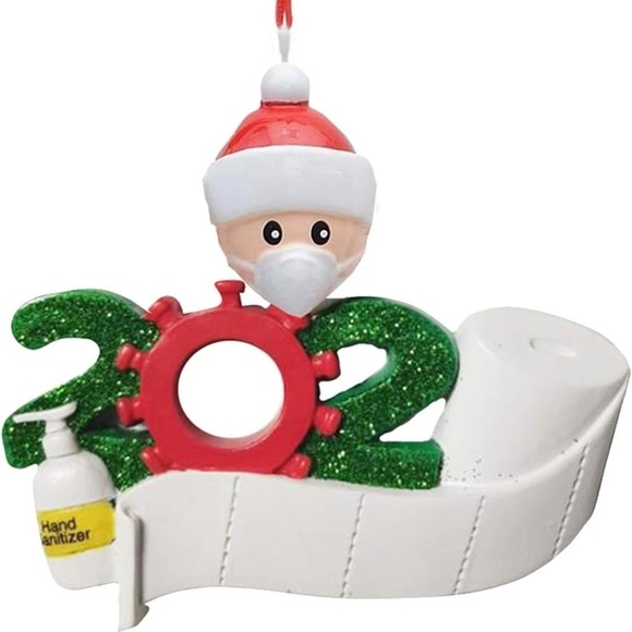 2pk 2020 Personalized Christmas Ornament Pendant Xmas Tree Hanging Decorative - Picture 1 of 3